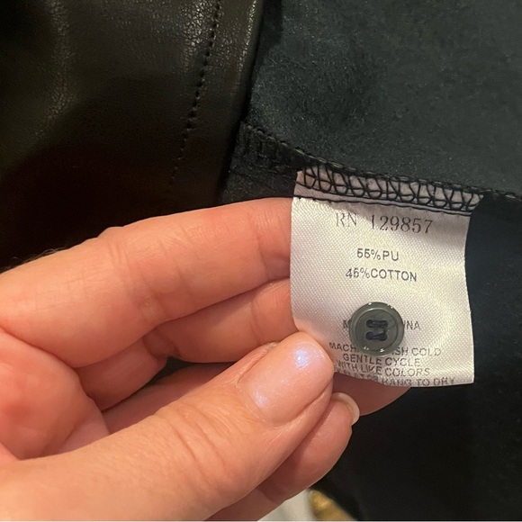 THE SHIRT BY ROCHELLE BEHRENS THE LEATHER DRESS NWT Medium - Picture 11 of 11